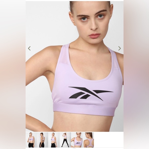 Reebok Lilac Sports Bra 2X - Picture 4 of 5